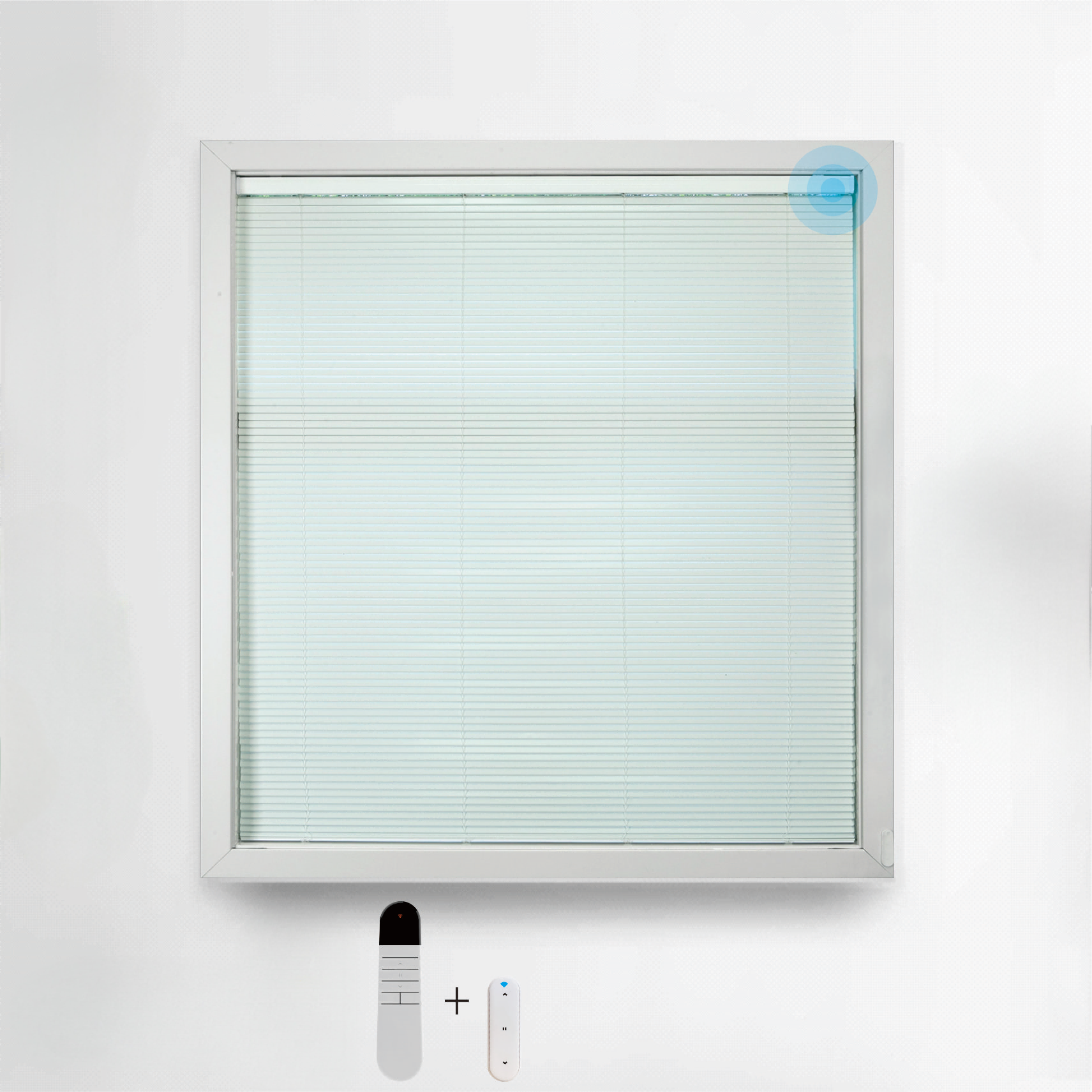 Paired With 15 Channel Remote Control And Solar Charging Panel, Electric Blinds, Intelligent Remote Blinds, Silent Motor, Cordless Sunshade, Dimmable Blinds