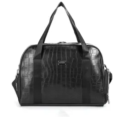 PU Vintage Leather Waterproof Dry And Wet Separation - Black - View 1