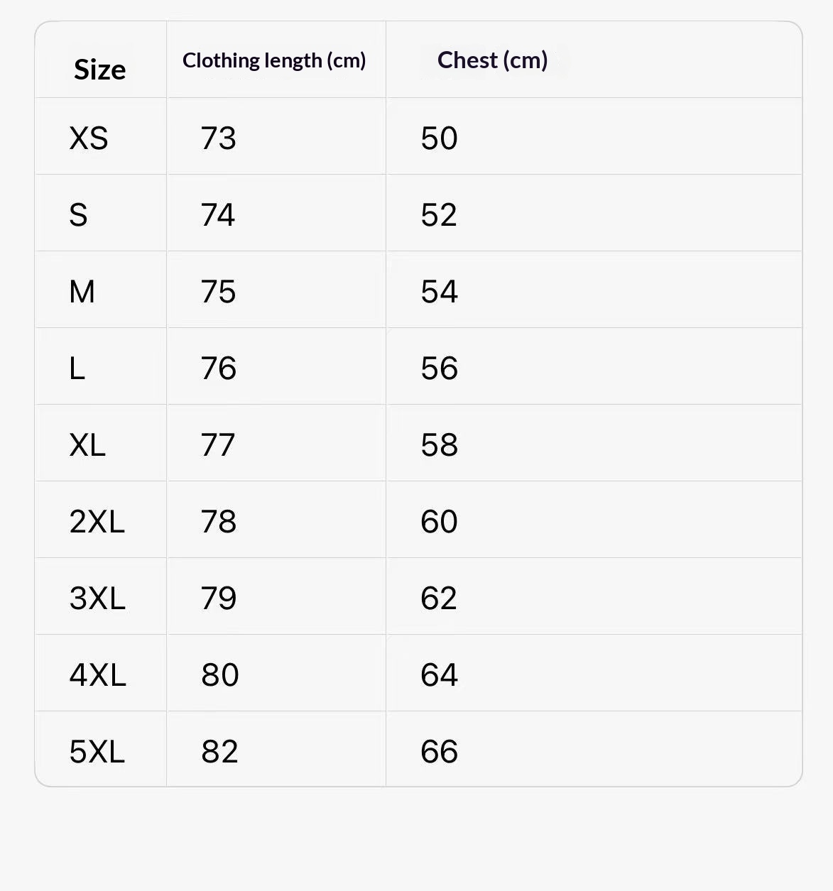 Women's Round-Neck Batwing Tunic Sweater - XS to 5XL supplier size chart