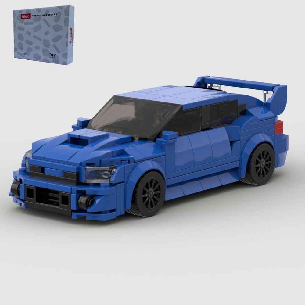 BrickForge JDM Rally Sports Sedan — 303-Piece Building Block Kit view 2