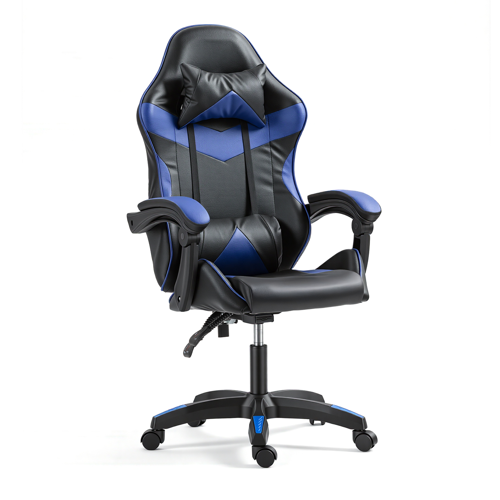 Gaming Reclining Swivel Chair For Adults,Ergonomic Racing PC With Lumbar Support — image 7