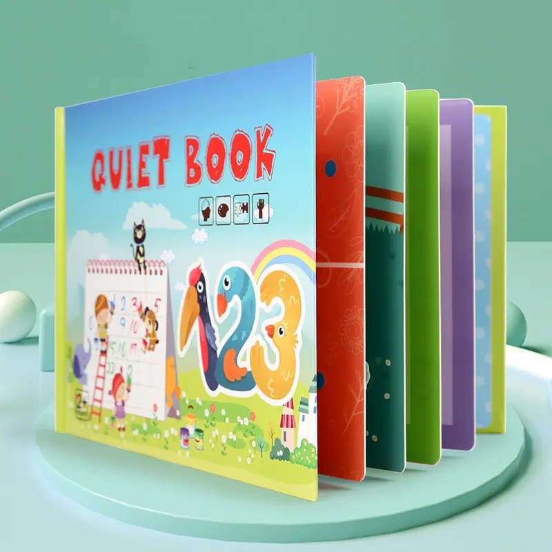 Children's Enlightenment Stickers Quiet Book Kindergarten Busy