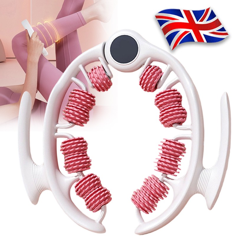 2-in-1 Wheel Massage Roller Detachable Anti-Cellulite Massage Roller
