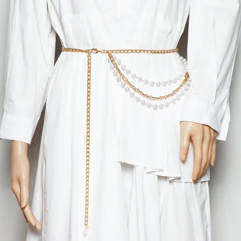 Belt Female Summer Simple Decorative Dress With Shirt To Close The Waist