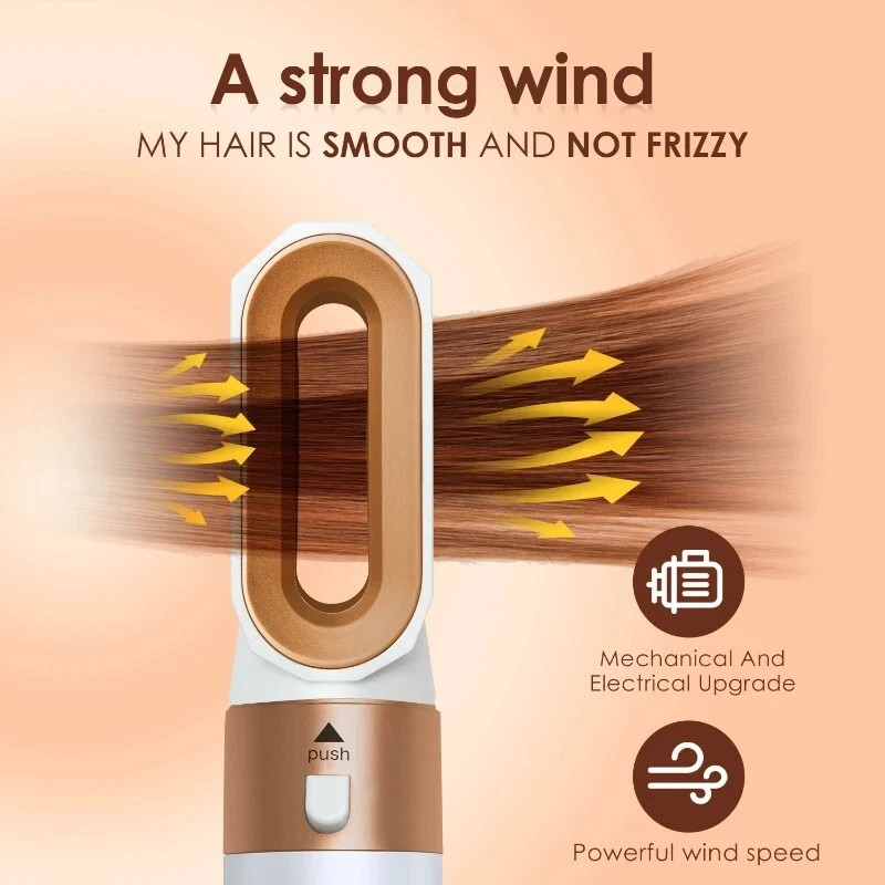 5 In 1 Hair Curler Dryer Styler Straightner Air Brush — image 4