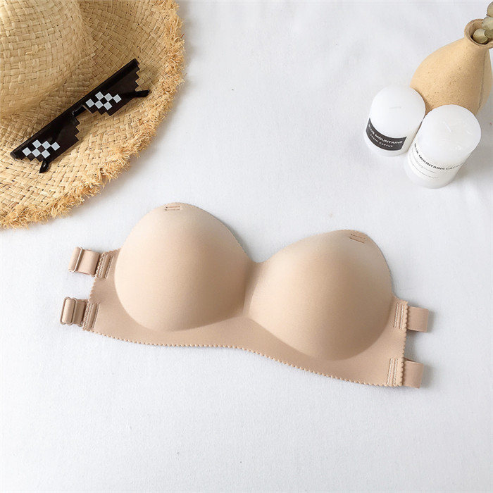 Title 6, Invisible Strapless Gathered Bra