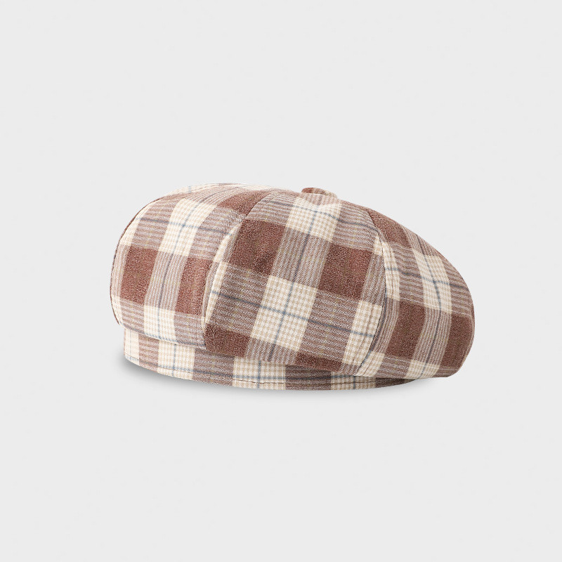 Color Blocking Fashion Octagonal Hat Women Travel