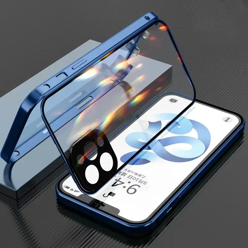 Compatible For Iphonexr Double-Sided Buckle Magneto Mobile Phone Case
