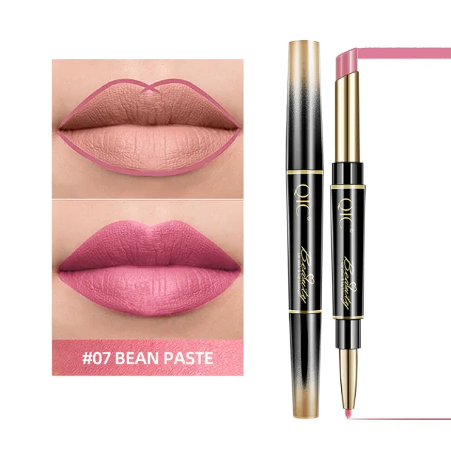 2 in 1 Matte Waterproof Non Stick Lipstick Pencil 7 Style - Shop at LoveMi