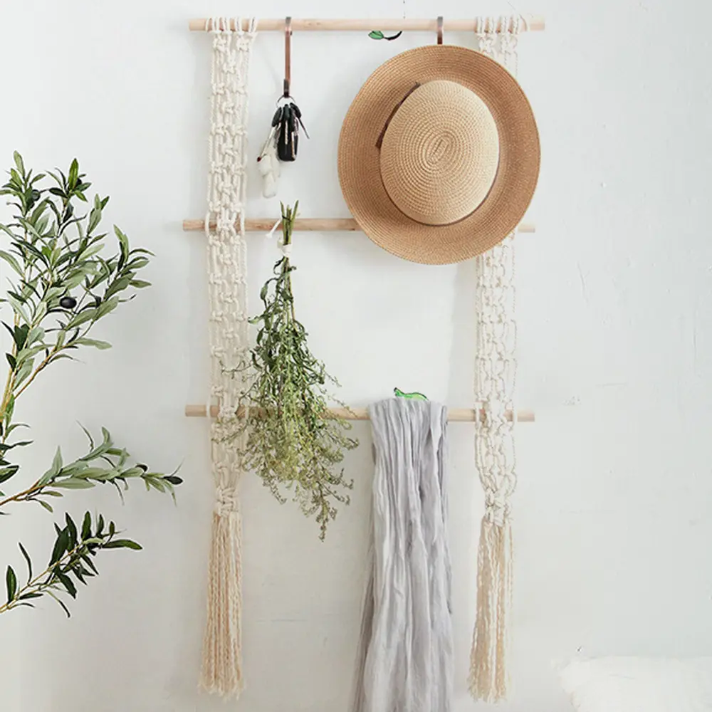 Home Decor Bohemian Handmade Cotton Rope Woven
