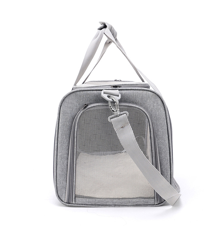Portable And Breathable Small Dog And Cat Portable Pet Travel Bag For Carrying On The Go And In The Vehicle - Bags & Accessories