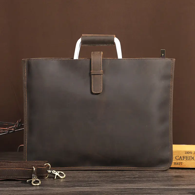Crazy Horse Leather Retro Men's First Layer