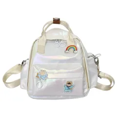 New Small Women Backpack Bag Female Korean Multifunctional School Backpacks - White - View 1