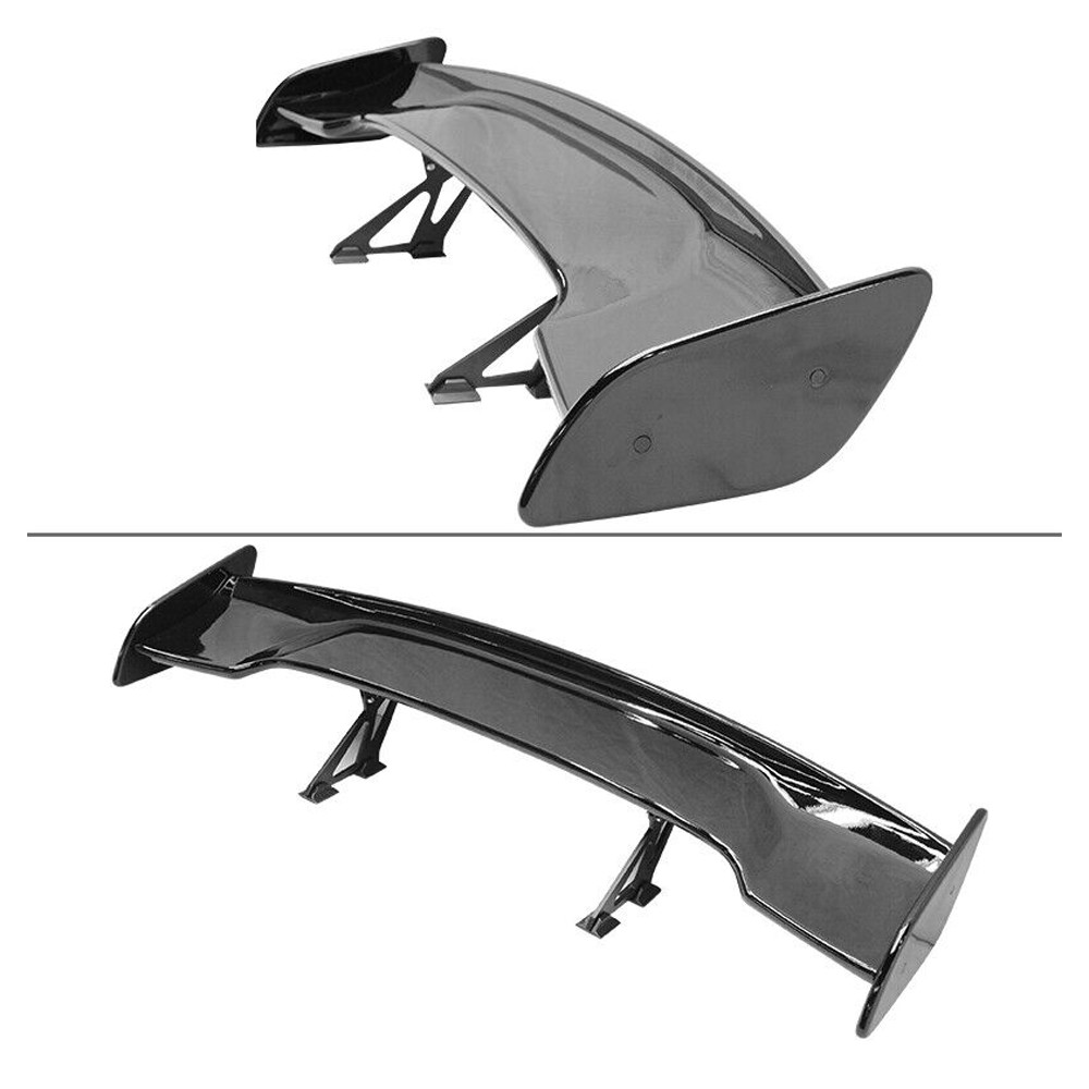 Fit Adjustable 57 Inch GT Wing ABS Glossy Black Rear Spoiler N Issan — foto 2