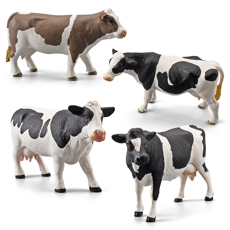 Simulation Of Solid Cow Model Static Ornaments