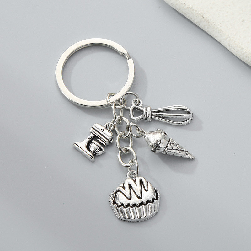 Keychain Cake Dessert Cola Series Ornament