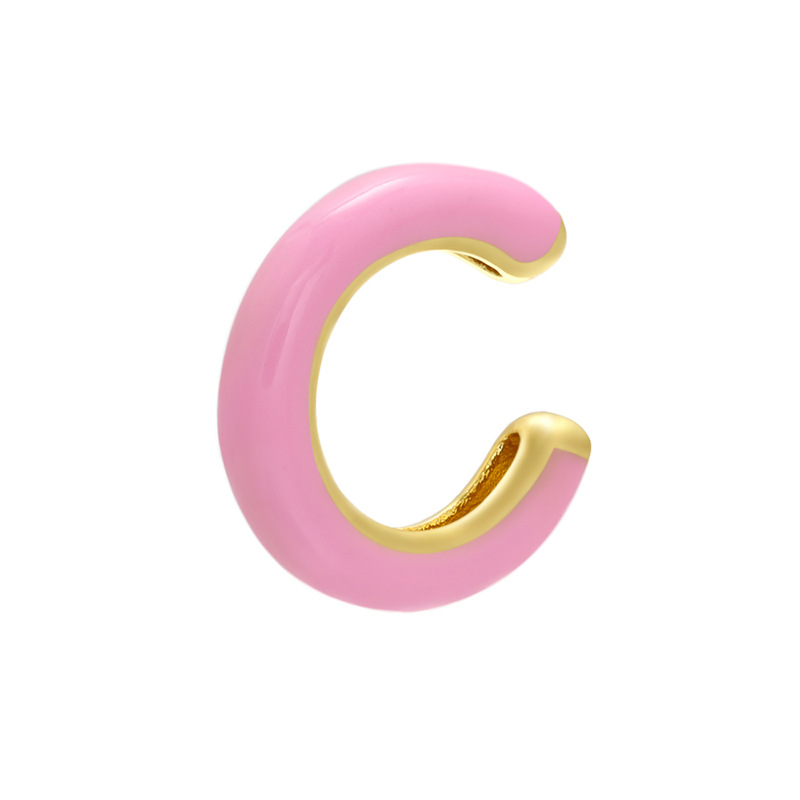 Colorful Oil Dripping Ear Framework Jewelry Accessories Ear Clip