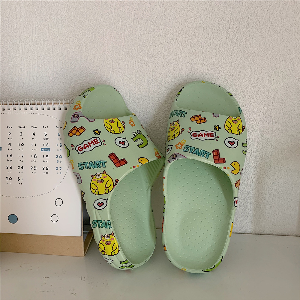 Women's Casual Cartoon Printed Indoor Slippers