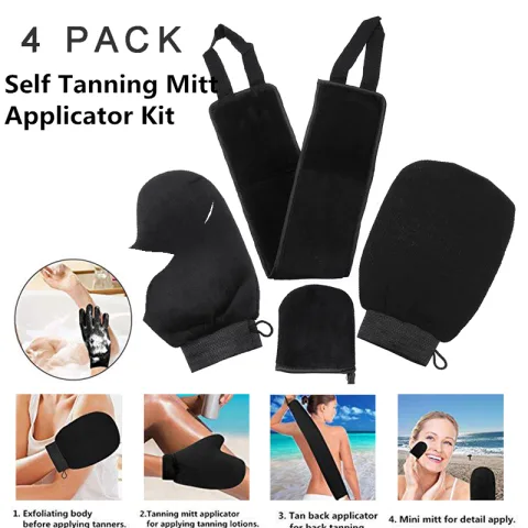 Self Tanning Mitt Applicator Kit 4 in 1 Set