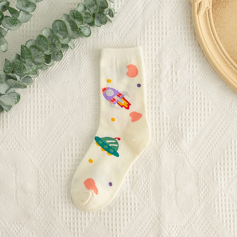 Title 3, Middle Tube Breathable Casual Cotton Socks