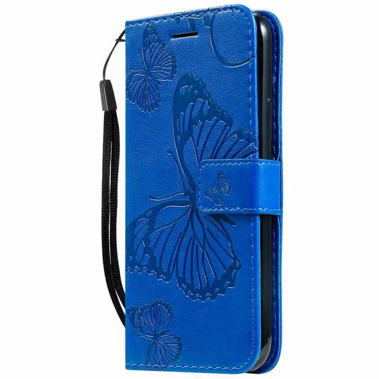 Big Butterfly 3D Embossed Leather Case Card Holder