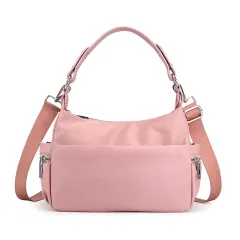 Messenger Bag Literary All-match Casual One-shoulder Handbag Women - Pink - View 1