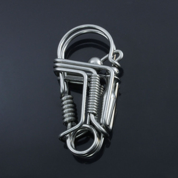 Handmade Keychain Car Ring Key Chain Metal Waist Pendant Brass Men And Women