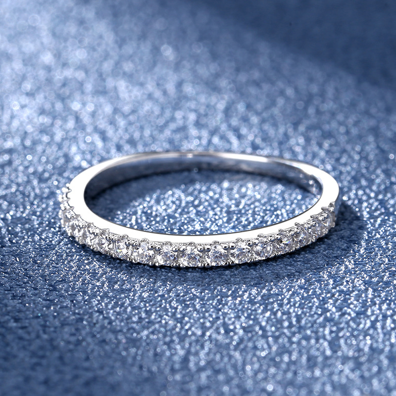 Title 6, Bague en argent sterling S925 et zircone pour f...