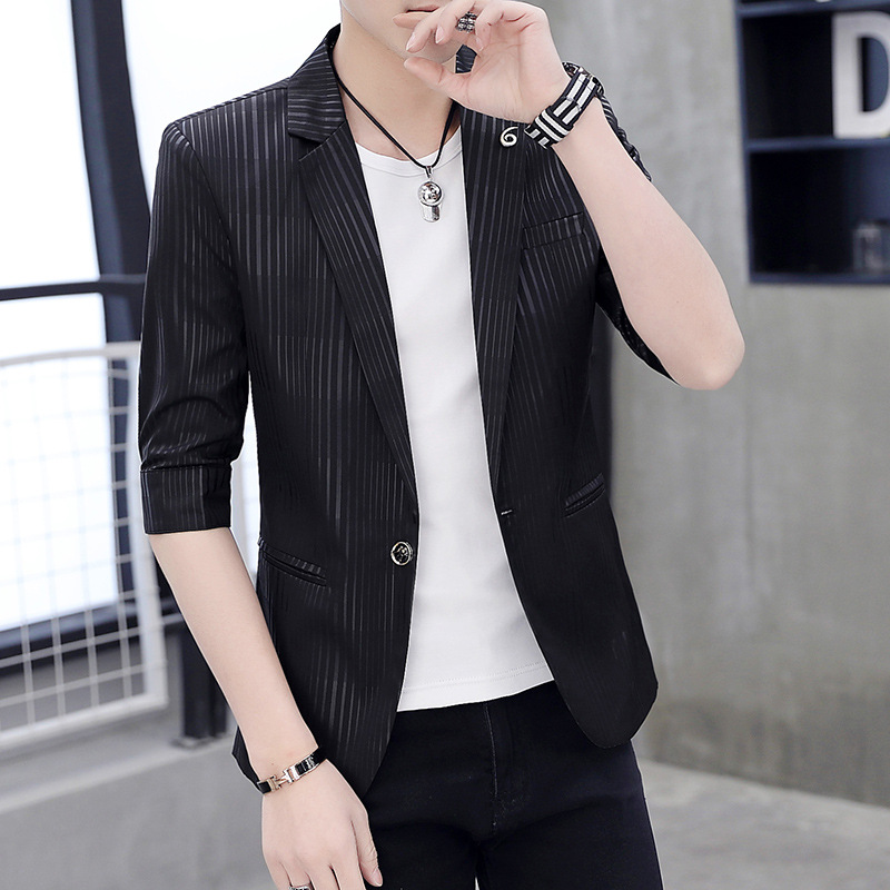 Title 2, Mens Small Suit Mid-Sleeve Hollow Chiffon Jack...