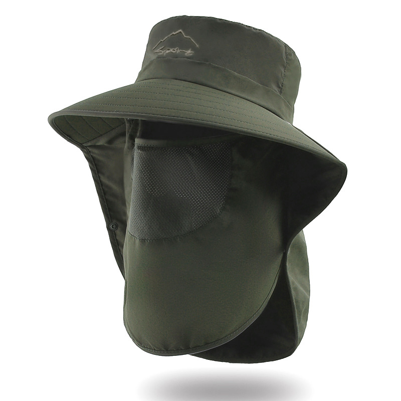 Men's Casual Sunscreen Big Brim Sunshade Fisherman Hat
