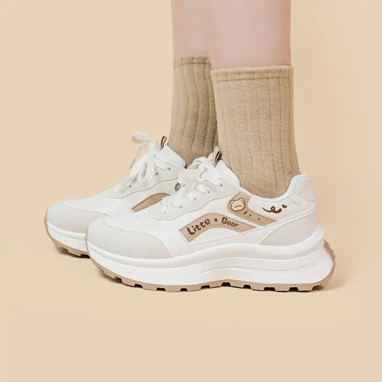 Little Bear Printed Sports Shoe Girl