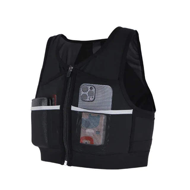 Cross Country Running Backpack Mobile Phone Bag Outdoor Sports Black - Shop at LoveMi