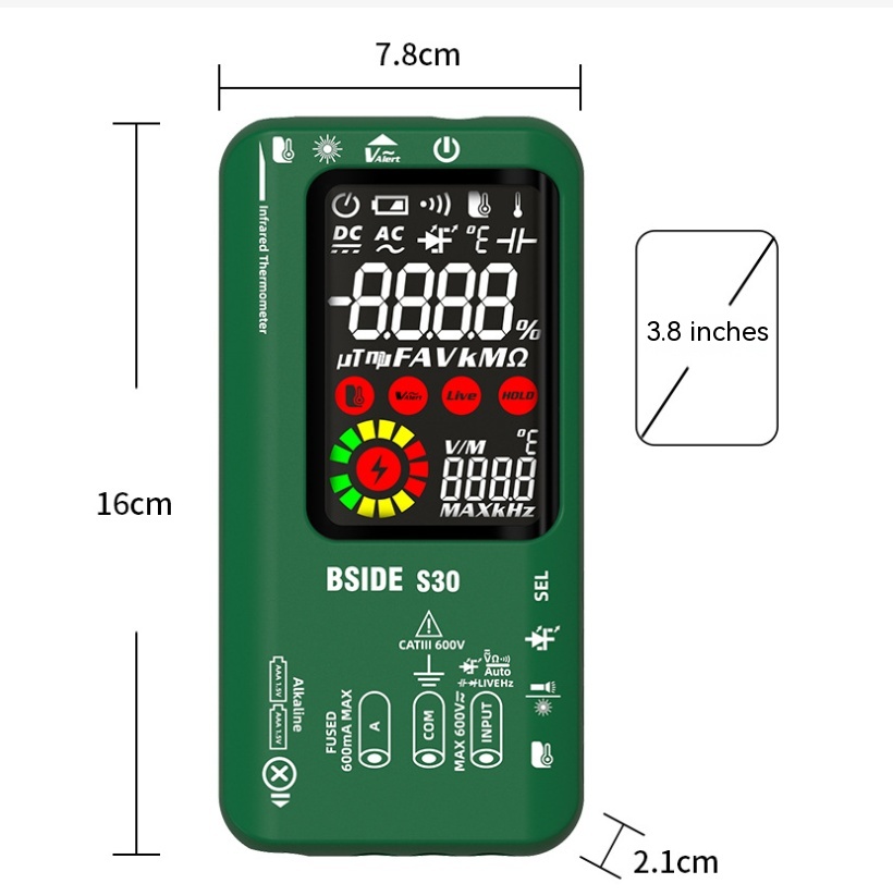 Title 8, S30 Charging Digital High Precision Anti-burnin...