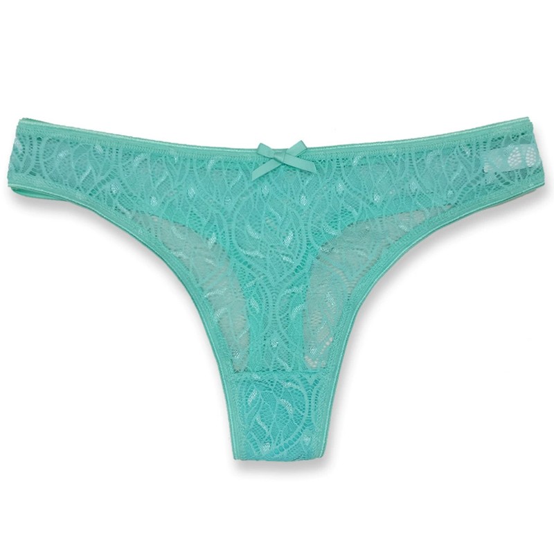6 Pack Womens Sexy Lace Underwear Ladies Cotton Thongs G-String Knickers Briefs. — image 9