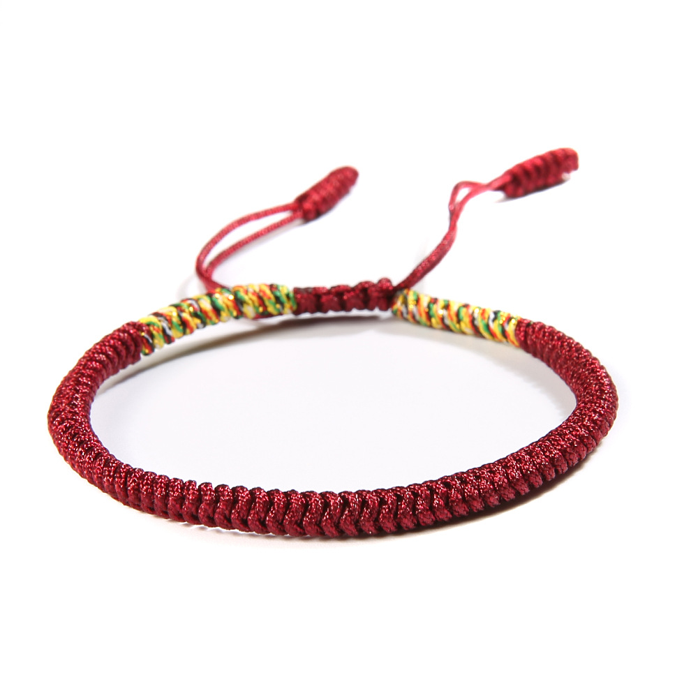 Literary Bracelet National Wind Year Red Hand Rope