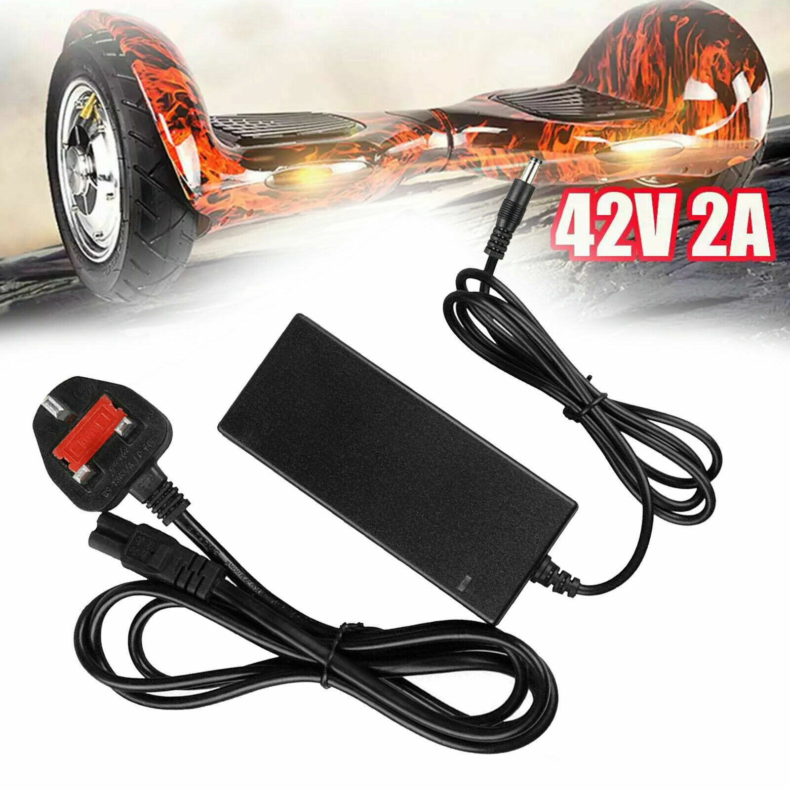 42V 2A Battery Charger For 36V Li-on Battery Electric Bike Ebike Scooters Plug