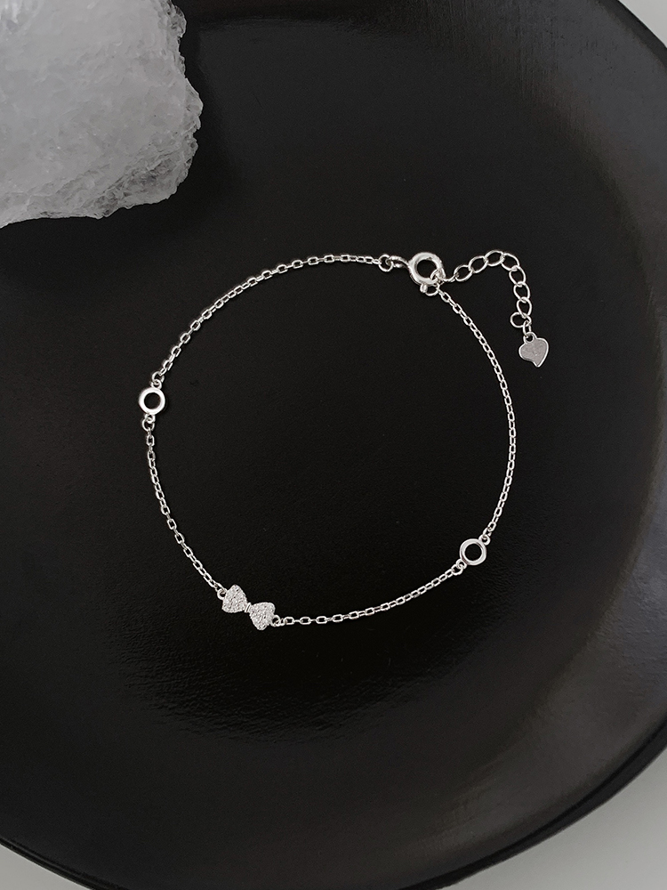 Title 8, Bracelet nœud en argent sterling 925 pour femme...