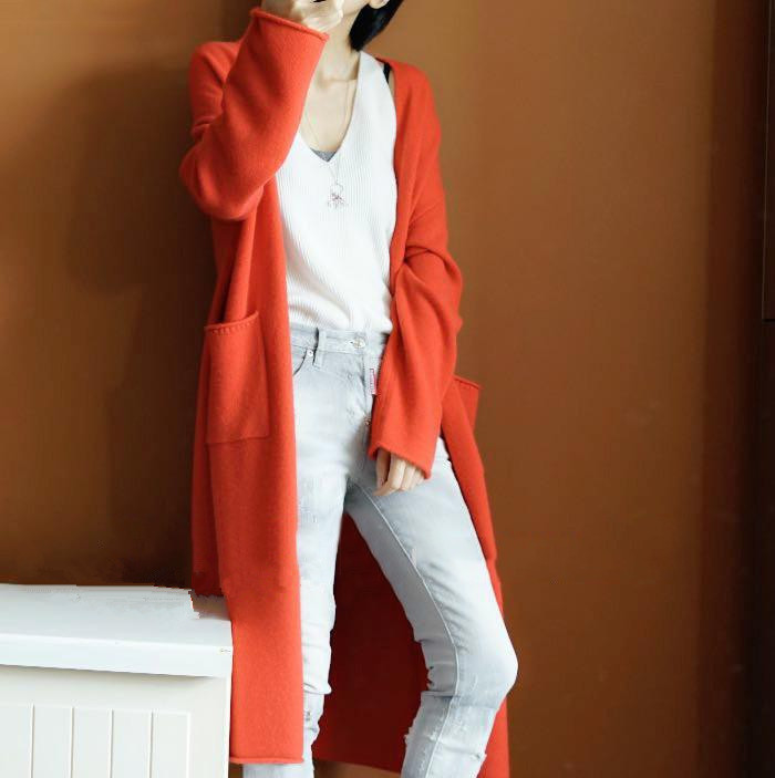 Title 7, Loose Plus Size Sweater Coat