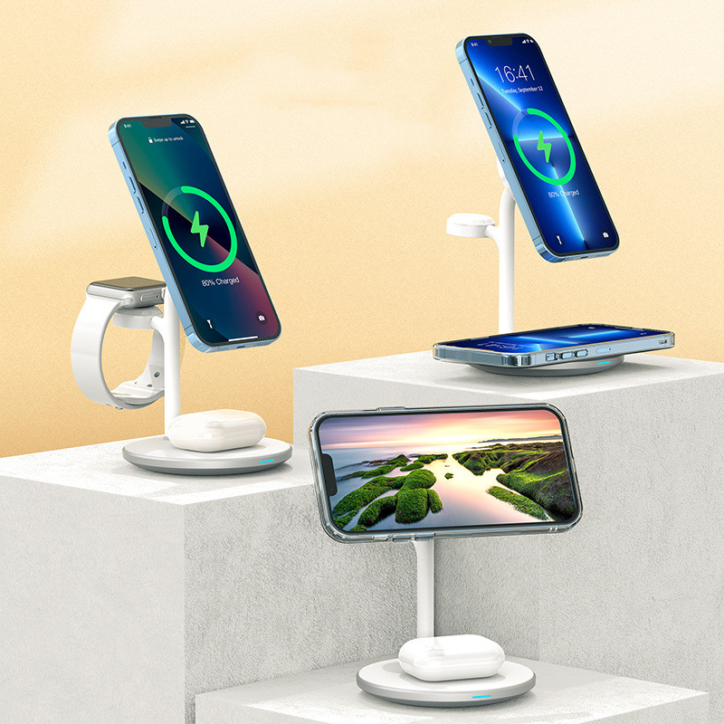 Three In One Wireless Charger Bracket