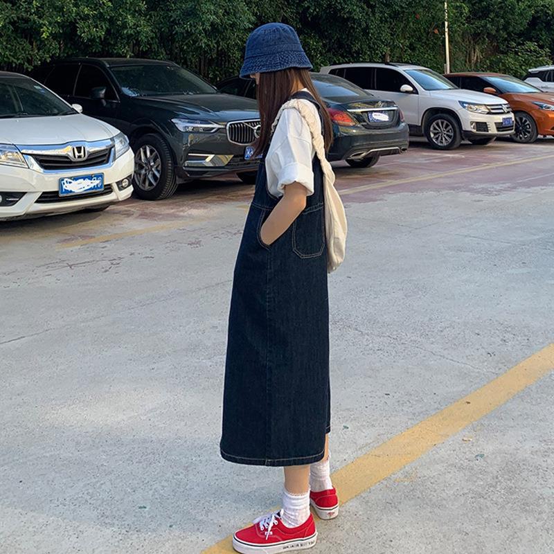 Retro Waist Slimming Mid-length Dress