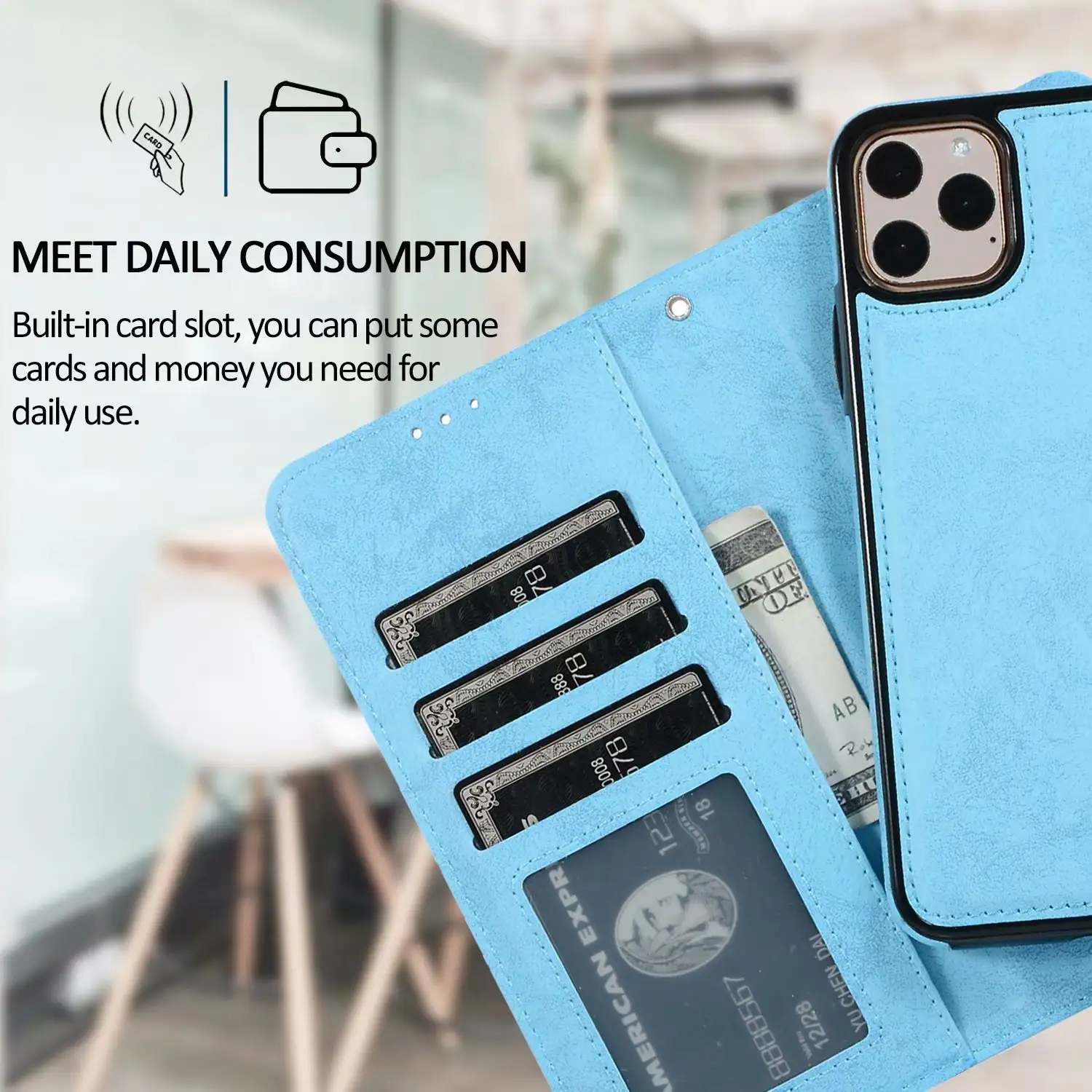 Fashion Personalized Retro Frosted Leather Cover