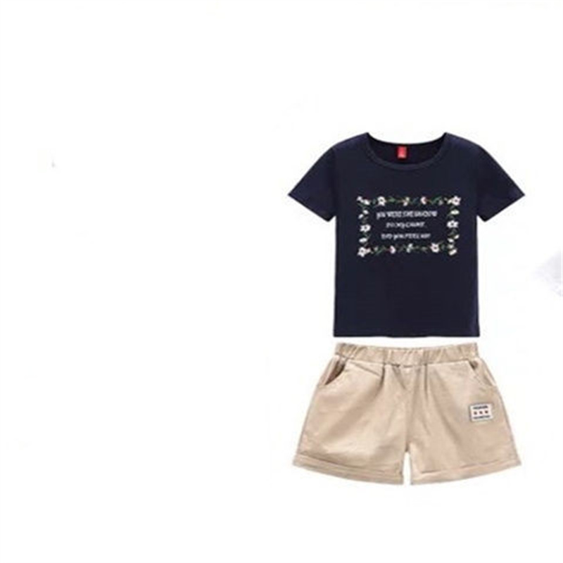 Men's And Women's Fashion Simple Print Short Sleeve Suit Man Suit 150Cm - Shop at LoveMi