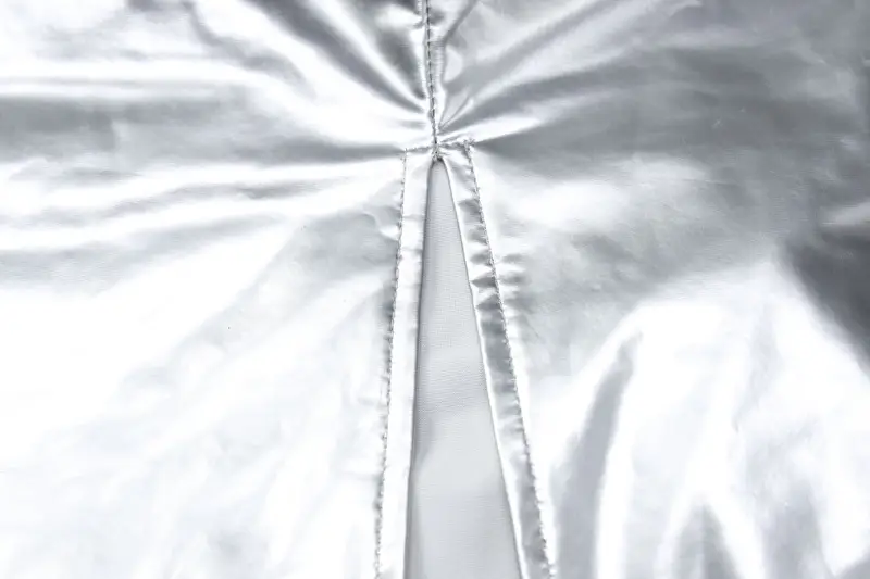 Slim Fit Zip Back Split Long Sleeve Dress