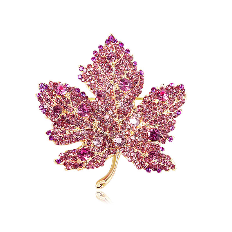 Title 10, Crystal Maple Brooch High Simple Chest Accessories