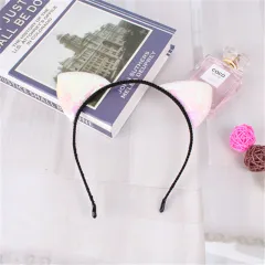 Fashion Hair Accessories Sequined Cat Ear Headband Children's Hair Accessories - White - View 1