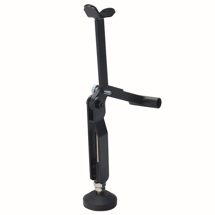 Motorbike Single Side Stand Motorcycle Front Rear Wheel Lift Support Black — image 2