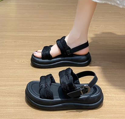 Platform One Strap Sandals, picture 3 of 4