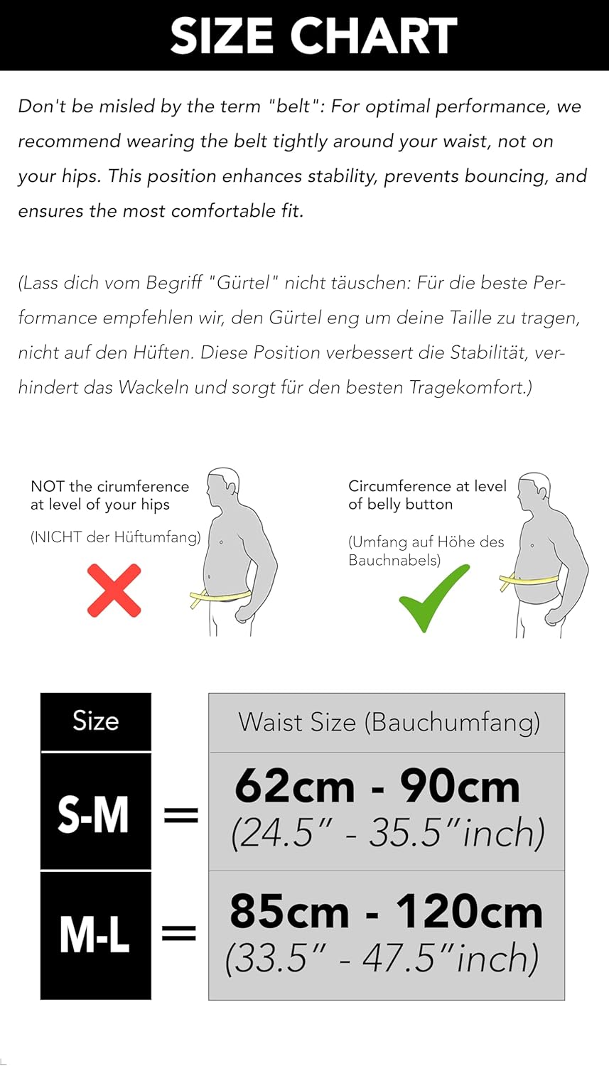 Running Belt For Men And Women, Secure Jogging Waist Pouch For Phone, Keys And Essentials, Fits Most Cell Phones