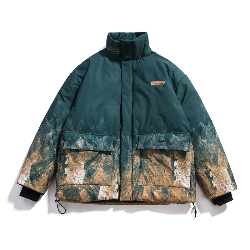 Snow Mountain Print Trend Big Pocket Stand