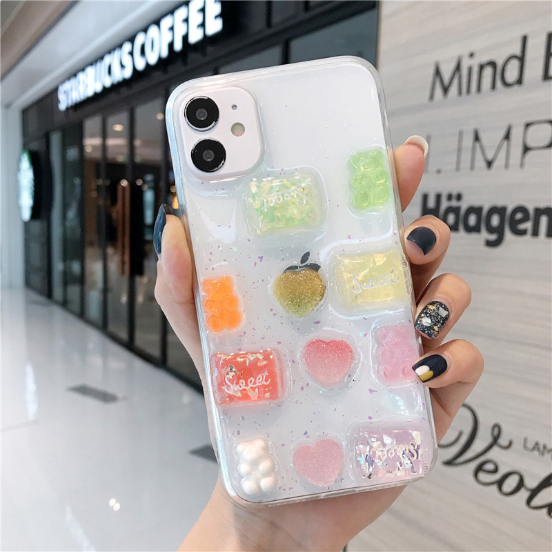 Mobile Phone Glue Candy Transparent Case - Image 7